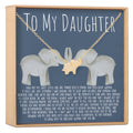 Daughter Elephant Pendant Necklace by Dear Ava