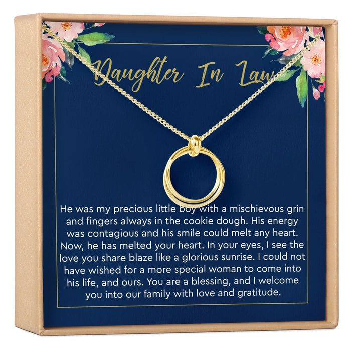 Daughter-In-Law Linked Circles Necklace by Dear Ava