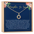 Daughter-In-Law Sun Pendant Necklace by Dear Ava