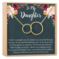 Daughter Interlocking Circles Necklace by Dear Ava