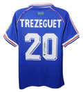 David Trezeguet Signed France National Team Adidas Jersey Beckett Authenticated Size Large by Price Is Right Miami