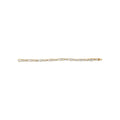 14K Yellow Gold Princess and Baguette Cut Diamond Beaded Bracelet (3.00 cttw, H-I Color, SI1-SI2 Clarity) by Bids.com