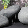 14k White Gold Diamond Cut Cable Link Chain 0.7mm by Bids.com