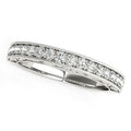14k White Gold Antique Prong Set Diamond Wedding Ring (1/3 cttw) by Bids.com