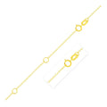 Double Extendable Piatto Chain in 14k Yellow Gold (1.2mm) by Bids.com