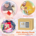 Compact Digital Safe Box – Keypad & Key Access by DailySale