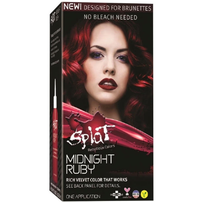 Splat Midnight Ruby Hair Color Kit Semi-Permanent by Pasteur Pharmacy