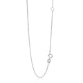 14k White Gold Adjustable Cable Chain 1.1mm by Bids.com