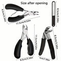 4-Piece Elderly-Friendly Toenail Clipper Set by DailySale