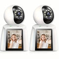 2-Pack: 2K Indoor Security Camera | 2-Way Audio & Video Call + Night Vision by DailySale