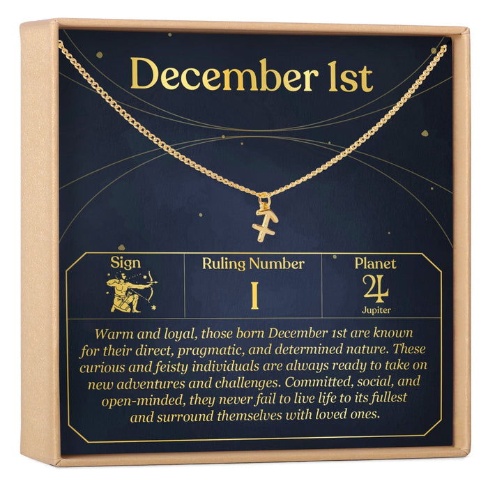 December 1st Sagittarius Necklace by Dear Ava