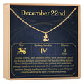 December 22nd Capricorn Necklace by Dear Ava