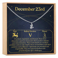 December 23rd Capricorn Necklace by Dear Ava