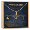 December 24th Capricorn Necklace