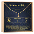 December 28th Capricorn Necklace by Dear Ava
