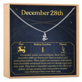 December 28th Capricorn Necklace by Dear Ava
