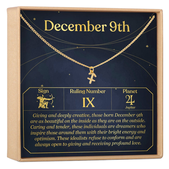 December 9th Sagittarius Necklace by Dear Ava