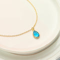 December Birthday Gemstone Necklace by Dear Ava