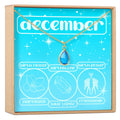 December Birthday Gemstone Necklace by Dear Ava