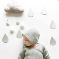 Decorative Cloud Felt Raindrop Pendant by DailySale