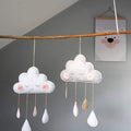 Decorative Cloud Felt Raindrop Pendant by DailySale
