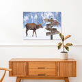 Deer Family Names Sign by Tailored Canvases