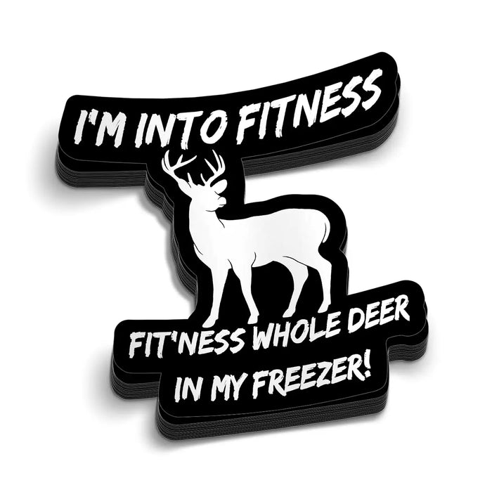Deer Freezer Hard Hat Decal by Armed American Supply