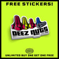 Deez Nuts Hard Hat Decal by Armed American Supply