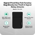 Ultra Armor Cybersecurity & Privacy Key Fob Faraday Bag by DefenderShield