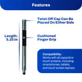 Dual-Sided Stylus Touch Screen Pen by DefenderShield