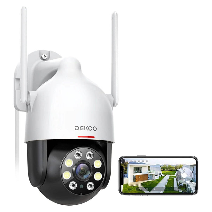 Dekco 2K WiFi Surveillance Security Camera (Refurbished) by DailySale