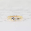 Delicate Cz Stackings Ring In 18Kt Gold by DailySale