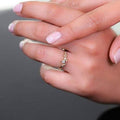 Delicate Cz Stackings Ring In 18Kt Gold by DailySale