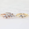 Delicate Cz Stackings Ring In 18Kt Gold