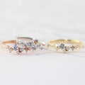 Delicate Cz Stackings Ring In 18Kt Gold by DailySale