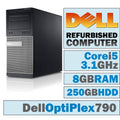 Dell OptiPlex 790 MT/Core i5-2400 Quad @ 3.1 GHz (Refurbished) by DailySale
