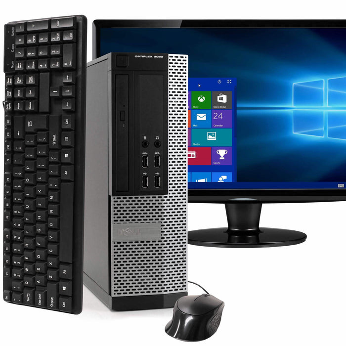 Dell OptiPlex 9020 Desktop Computer PC with 22" Monitor (Refurbished) by DailySale