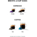De'Longhi Nespresso VertuoPlus Coffee and Espresso Machine by De'Longhi, 38 ounces, Matte Black (Refurbished) by DailySale