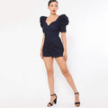 Denim Stretch Fashion Romper by DailySale