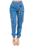 Joggers with Utility Pockets by The House of Stylez