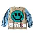 Denim Sweater Top by The House of Stylez