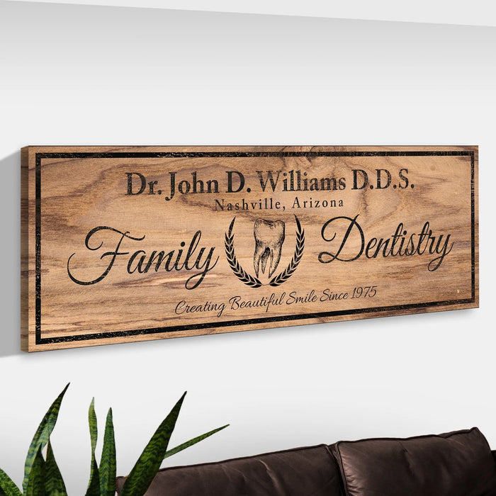 Dentist Sign VIII by Tailored Canvases