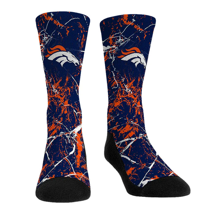 Denver Broncos - Cracked Marble by Rock 'Em Socks