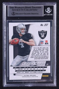 Derek Carr Signed 2014 Panini Prizm #257A RC (BGS) Rookie Card by Price Is Right Miami
