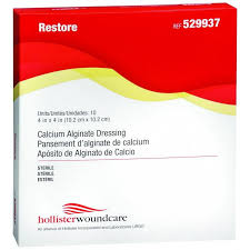 Restore Calcium Alginate Dressing 4"" X 4"" 10-Pack by Pasteur Pharmacy