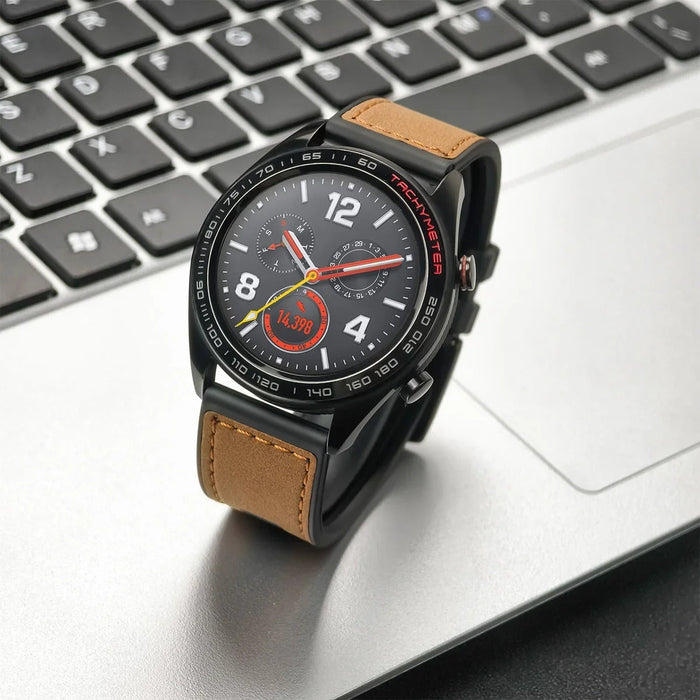 22mm, Strap for Samsung Galaxy Watch 7 FE 6 5 4 5Pro 6/4Classic Silicone Band for Huawei GT5 Pro 46mm GT4/3Pro Bracelet (Kopya) (Kopya) by Arleathercraft