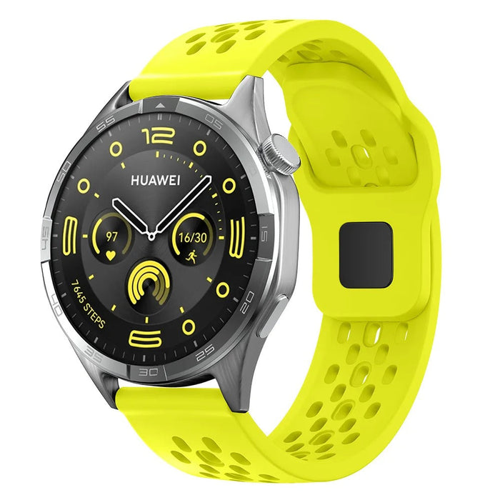 18mm, 20mm, 22mm, Strap for Samsung Galaxy Watch 7 FE 6 5 4 5Pro 6/4Classic Silicone Band for Huawei GT5 Pro 46mm GT4/3Pro Bracelet by Arleathercraft