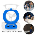 Desk Cooling Fan with 180 Degree Adjustable LED Lamp by DailySale