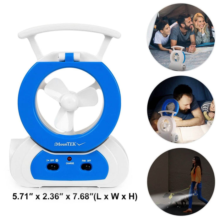 Desk Cooling Fan with 180 Degree Adjustable LED Lamp by DailySale