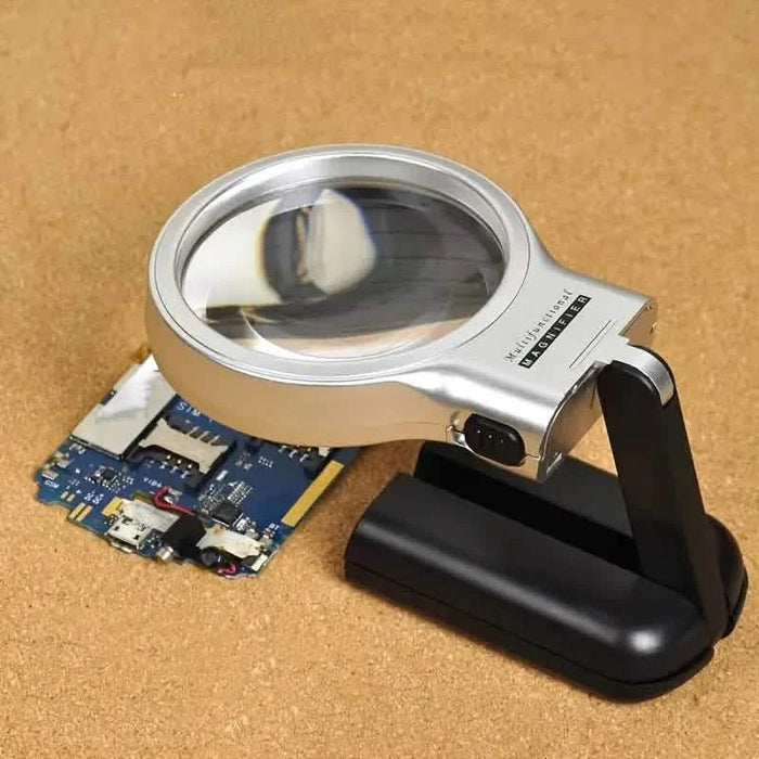 Desktop Handheld Magnifier Two-way Magnifying Mirror Foldable by DailySale